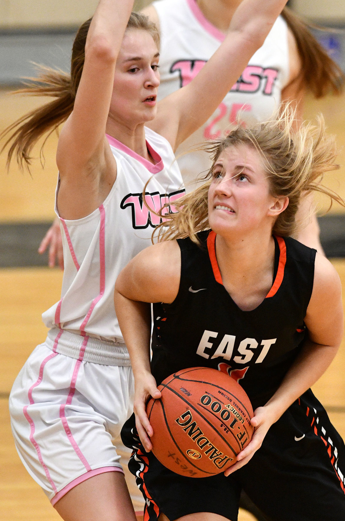 West vs East girls basketball